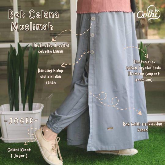 QOLBI RokCel Joger Bahan Toyobo Premium Ukuran S,M,L,XL,XXL