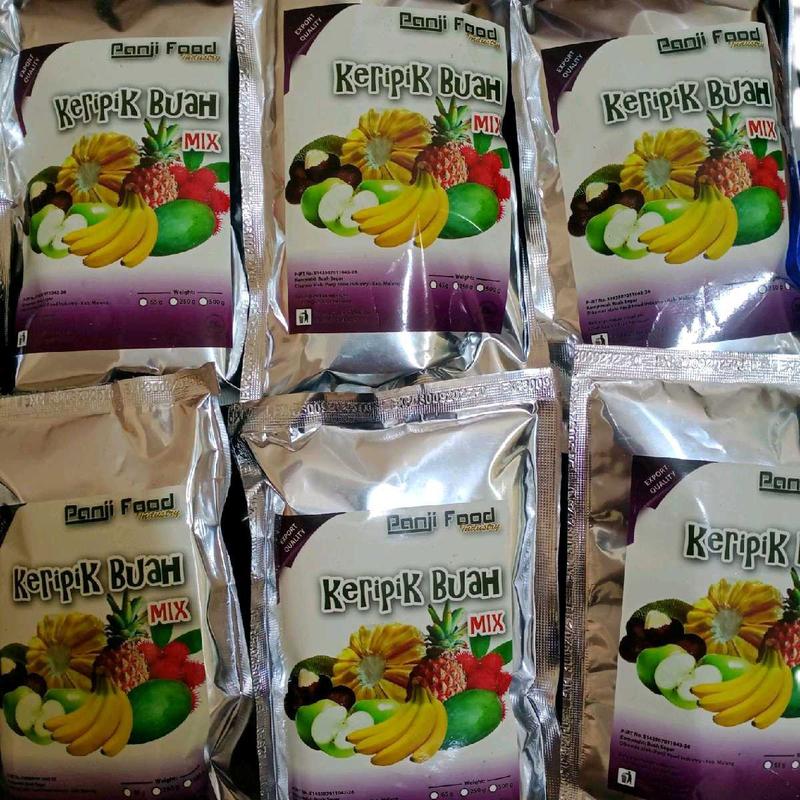 Product Introduction of Keripik Buah Mix Kualitas Ekspor Panji Food kemasan ekonomis 65gram Snack Kerupuk Kering Cemilan 1