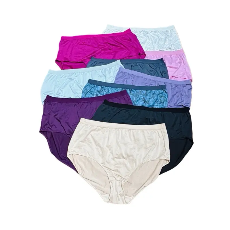 Quần lót cotton cạp cao xuất dư sịn 60-130kg mặc đẹp chất sịn Kem Nhung Nữ Women Tim 0