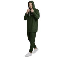 Gambar MATAR Jas hujan hoodie celana panjang pria wanita anti air bahan PVC karet tebal elastis tidak tembus air - Hoodie Celana Hijau Army, L dari Ar Rafan Store Kota Depok 5 Tokopedia
