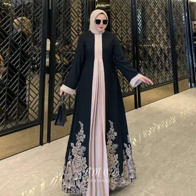 Annemarie Dress Amore By Ruby Ori Dress Wanita Muslim Gamis Wanita Muslim Baju Muslim Wanita  Mewah Terbaru