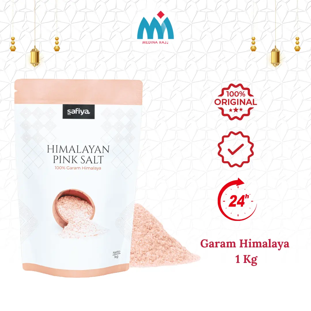 Garam Himalaya Safiya 1 Kg Pink Salt Himalayan