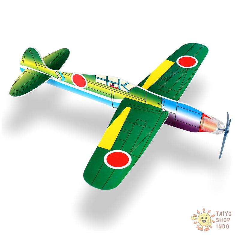TAIYO Mainan Anak Jadul Pesawat Gabus Busa Flying Gliders Styrofoam Plane 5