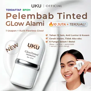 【BPOM】UKU BB Cream 6-in-1 Mencerahkan dengan Niacinamide Retinol Ekstrak Ginseng | Waterproof Tahan Lama Seharian Melembabkan Menutupi Noda Primer Wajah 30g