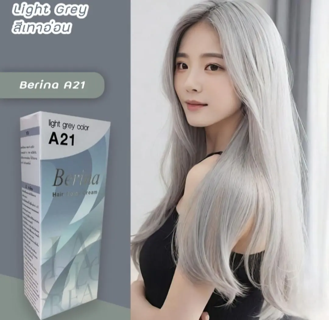Berina Hair Colour Cream A21 Light Grey