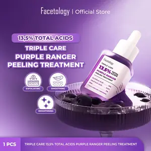 FACETOLOGY TRIPLE CARE 13,5% TOTAL ACIDS PURPLE RANGER PEELING TREATMENT SERUM 33 ML