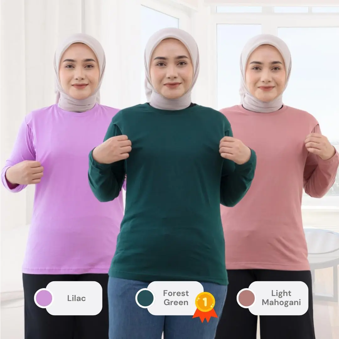 Kaos menyusui / Baju menyusui SIMPANSE Lengan PANJANG Katun Combed 30s Cotton