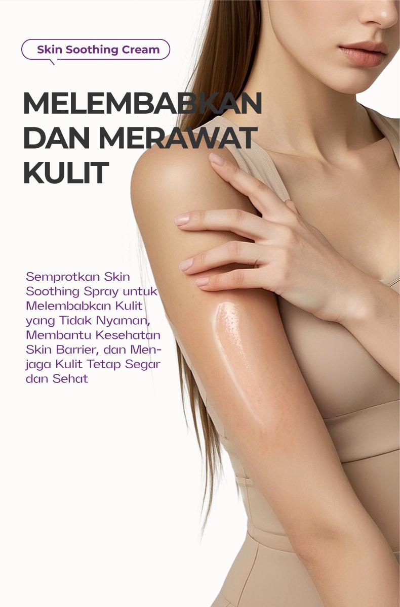 Kreain nature Skin Soothing Cream Meringankan eksim , kulit gatal, melembabkan dan melembabkan kulit