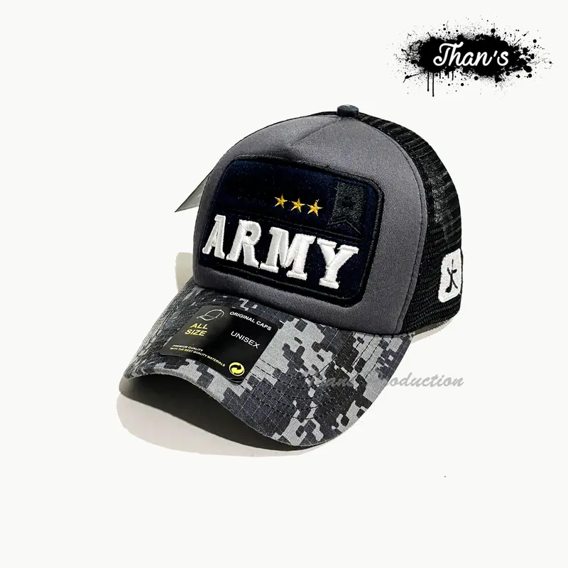 Topi Trucker Full Bordir United Army Topi Jaring Bordir Pria Wanita Terbaru-Trucker Hat Kekinian COD 6