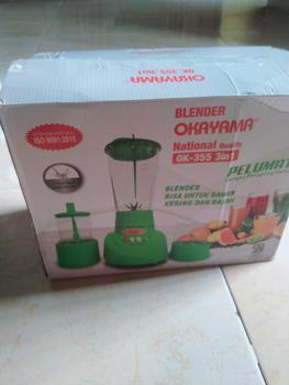 Product Review of BLENDER PLASTIK OKAYAMA BLENDER 3 IN 1 OK-355 3 tabung from Y**p 2