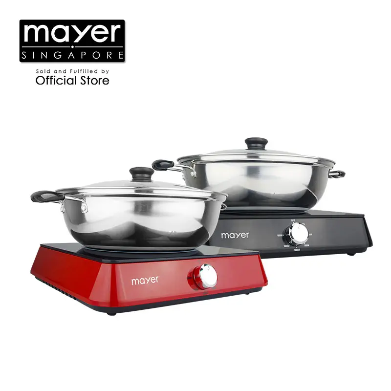 Mayer Induction Cooker MMIC1619 - Red /  Black