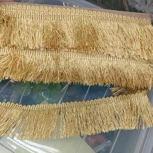 Renda Rumbai pendek/renda sajadah/renda hordeng/renda selendang songket panjang rumbai 7cm 5cm