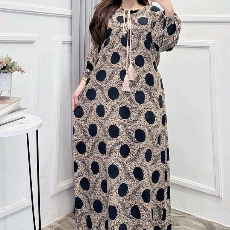 Gamis tasel gamis kekinian gamis terbaru gamis balon Muslim Dewasa Dress 4