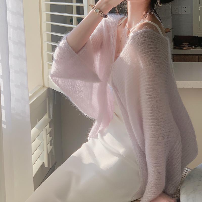 Product Introduction of Lazy Korean style gentle top knit cardigan outerwear 2