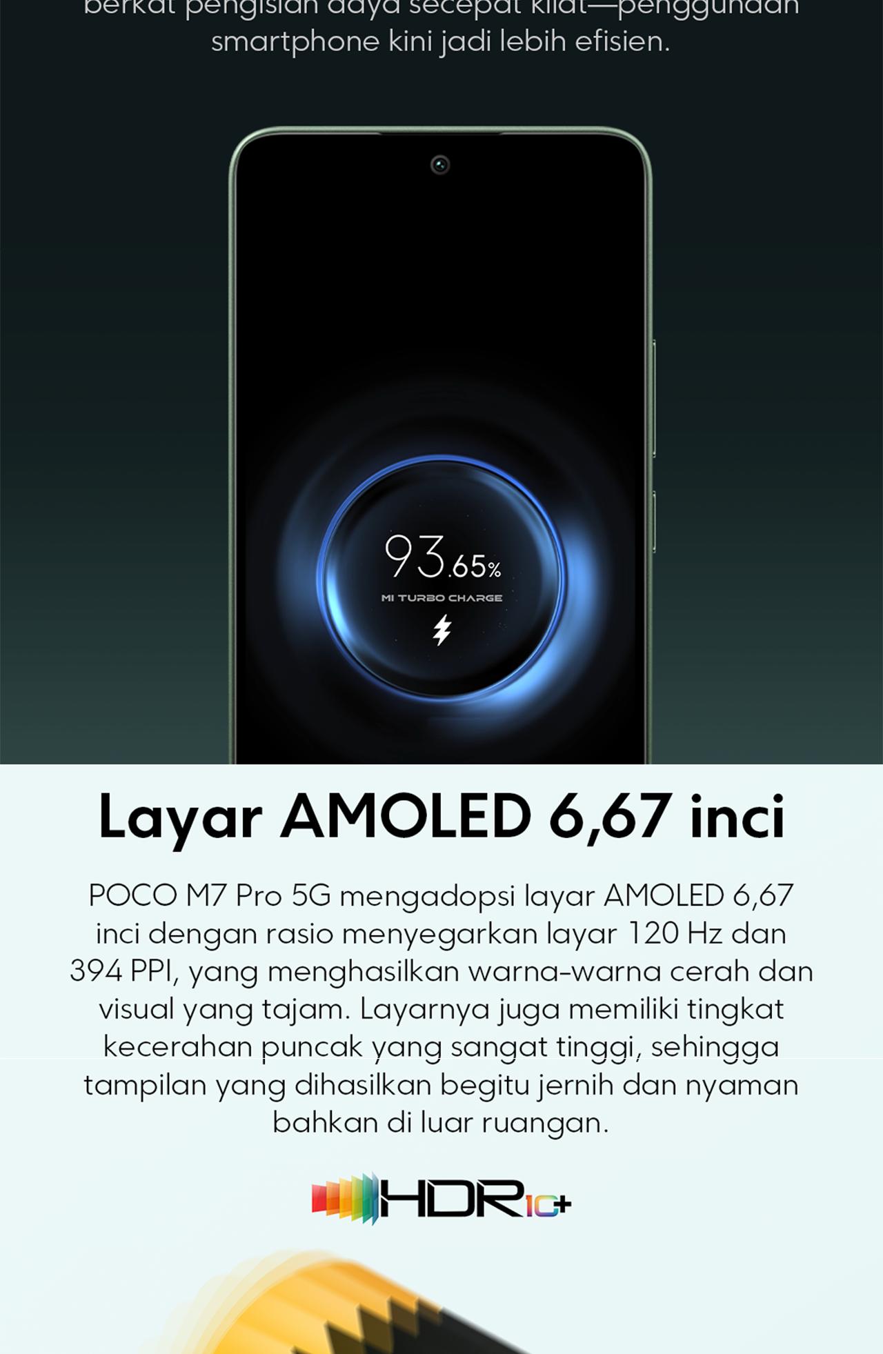 POCO M7 Pro 5G (8/256GB) | Dimensity 7025-Ultra | 5110mAh battery | 120Hz FHD+ eye-care AMOLED display | 50MP dual camera with OIS [Official Store]