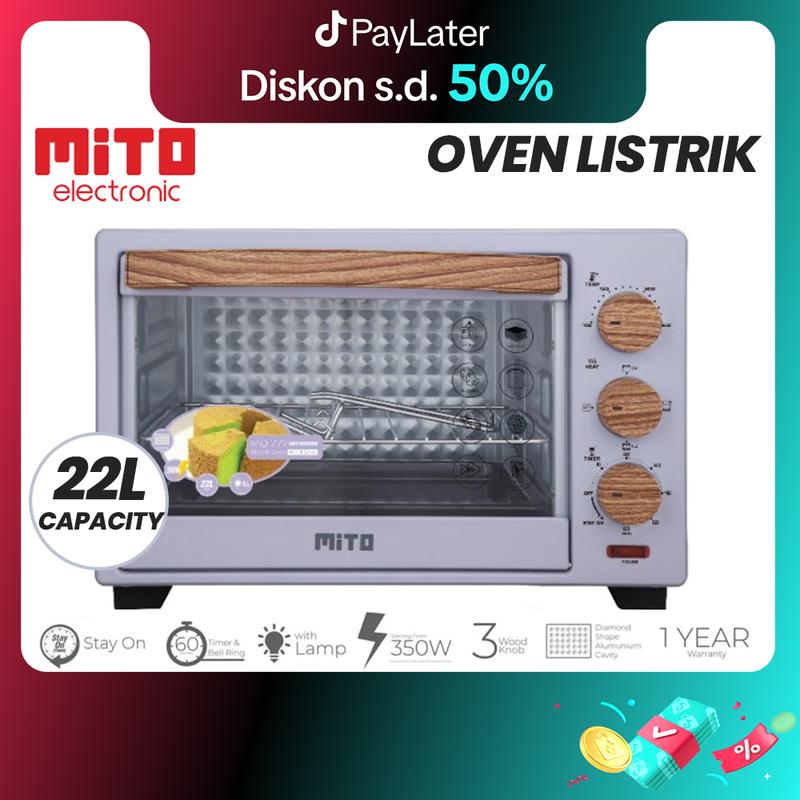Oven Listrik MITO MO 777 HIT Oven Listrik Kapasitas 22 Liter 0
