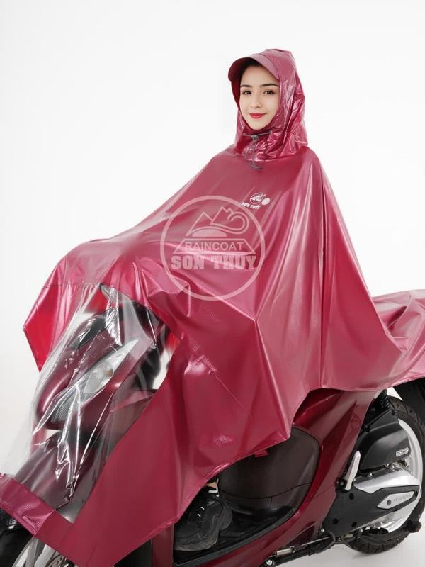Áo mưa choàng Sơn Thuỷ chất liệu PVC mới siêu dai siêu bền