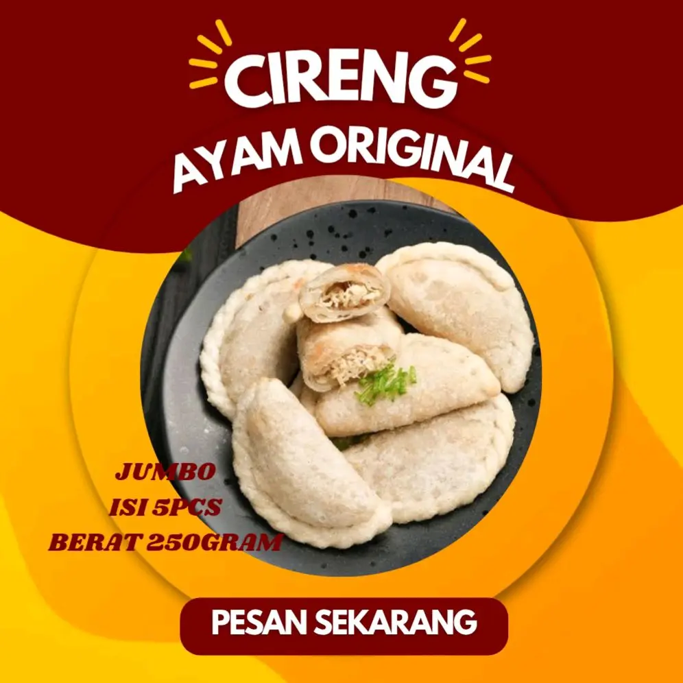 BELI 2 GRATIS 1 CIRENG JUMBO ISI AYAM SUWIR ORIGINAL