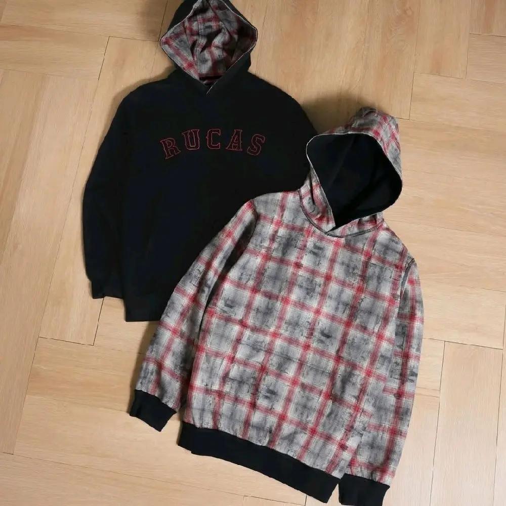 Hoodie Reversible Red