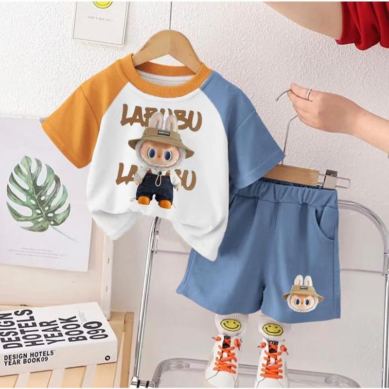 Setelan Anak Motif Labubu Top Fashion Terbaru Usia 1-6 Tahun - Brand Baru 1
