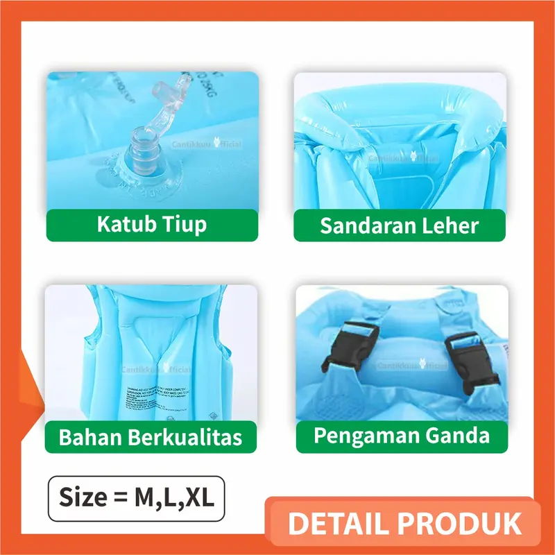 Pelampung Bayi Ban Renang Bayi Pelampung Renang Anak Ban Rompi Jaket Leher Renang Berenang Bayi Anak Duduk Perempuan Laki Laki Neck Ring Baby 5