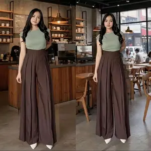 Laviie Pants -Kulot Palazzo Highwaist - Celana Panjang Wanita Viral