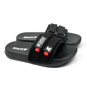 KAVILAZ True Style Yourself Sandal Slop Anak Laki-Laki Hitam Bahan Sintetis Premium Sol Phylon Anti Selip Ukuran 26-37 Sandal Slide Unisex Nyaman & Aman