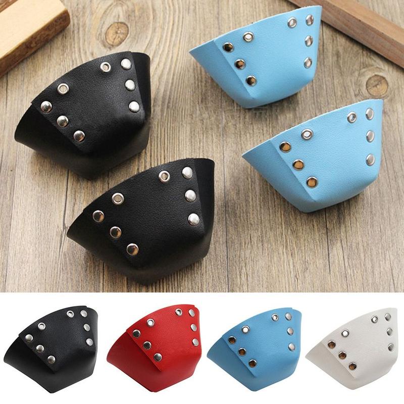 New PU Leather Roller Skate Toe Caps 5 Colors 105*50mm Skate Toe Guards Roller Skating Cap Roller Skate Parts 1