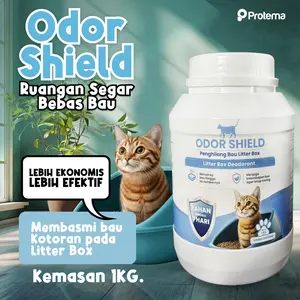 [EXTRA JUMBO 1KG] ODOR SHIELD Penghilang Bau Litter Box Kucing | Odor Removers by Protema