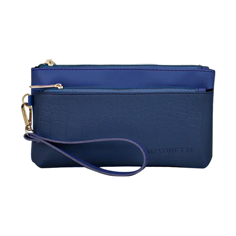 MAYONETTE Lumina Croco Pouch Dompet Wanita Terbaru 2021 Korea Tas Croco Wanita Kulit 7