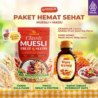 Gambar Paket Bundling Muesli Fruit Seed dan Madu Hutan PURE HONEY | Kombo Hemat dari GRANOLAB MUESLI INDONESIA Kota Administrasi Jakarta Barat 1 Tokopedia