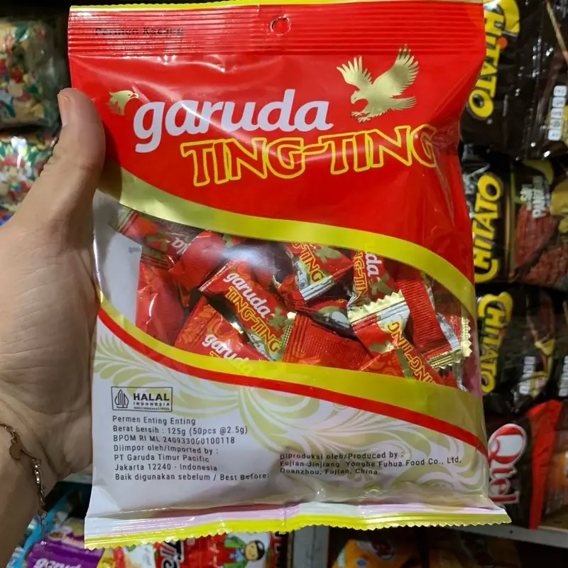 Permen Ting Ting Garuda isi 50pcs Camilan Candy
