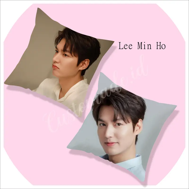 Bantal Lee Min Ho 30x30 cm/ Bantal Custom / Bantal Korea / Bantal Empuk Sarung Silikon 1