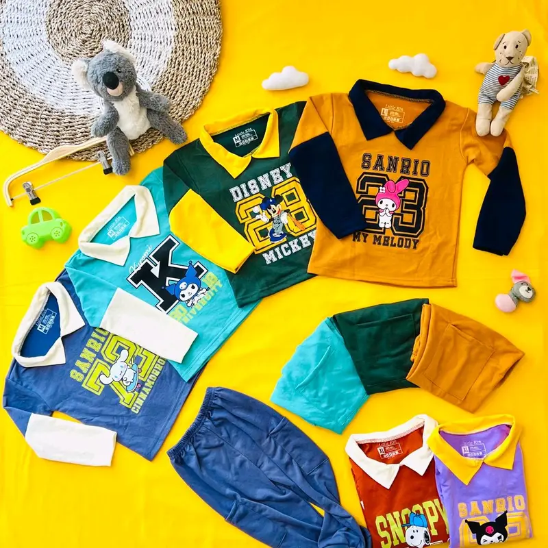 [paket 3pcs] stelan panjang anak baseball kuromi fasion anak termurah langsung konveksi 1