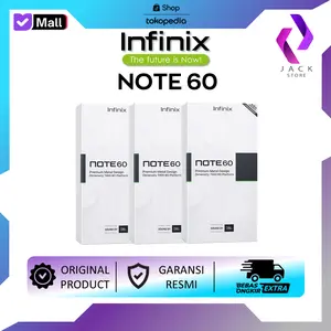 INFINIX NOTE 60 [8GB+256GB] - Prosesor Dimensity 7400 Ultimate - 6.78” 1.5K Amoled - 50MP - 6500 mAh - NFC GARANSI RESMI