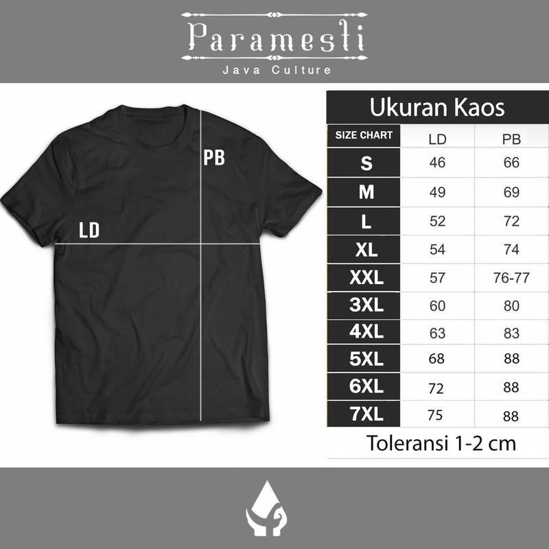 Product Introduction of Paramesti Tshirts Kaos Jawa Ndugal Kwarisan Budaya Wayang Pria Pramesti Distro Cewek Cowok Manual Plastisol Cotton Combed 24s Terbaru Jumbo Estetik Kekinian Unik Viral Keren Bergaransi XXL Autentik Kata kata Filosofi Pitutur Otentik Original Terlaris 0