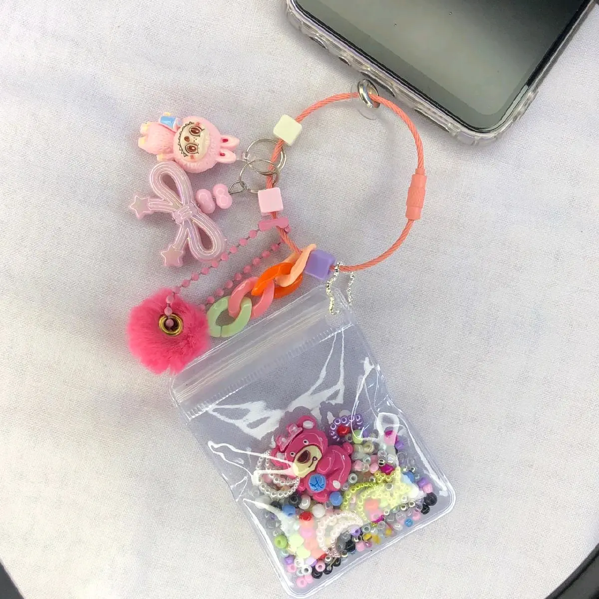 Cry baby bag charm 2in1 gemesh