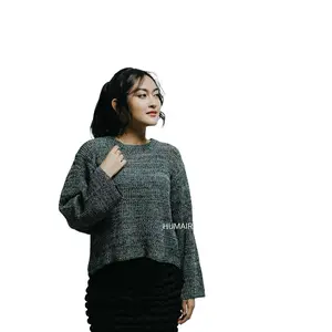 Alenka blouse baju rajut sweater crop atasan wanita premium Knitwear