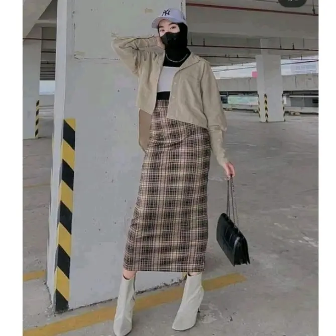 ROK SPAN TARTAN KOTAK 5