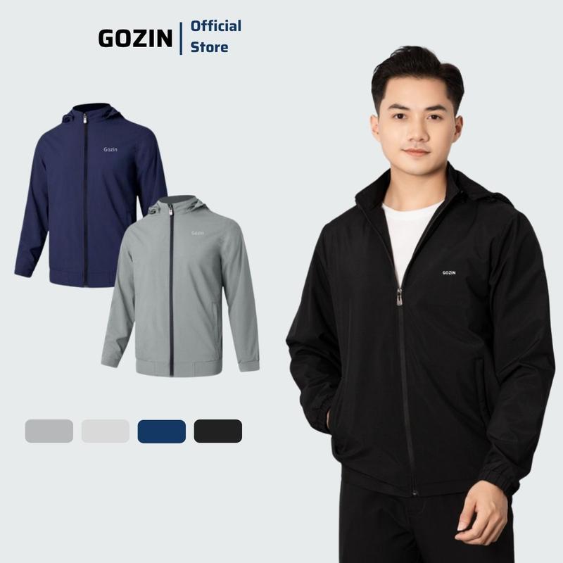  Áo khoác gió nam GOZIN cao cấp chống nước giữ ấm tốt chất liệu kháng bụi và gió -JA07 Menswear Jacket 