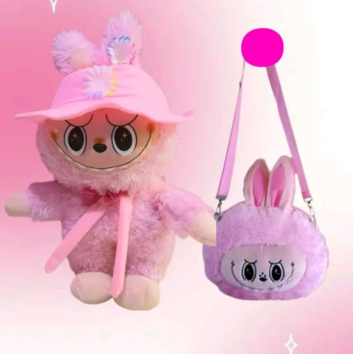 Labubu Bonus Tas Labubu - Paket Murah Lucu Viral - Dolls, Toys boneka 6