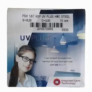 LENSA FSV 1.67 ASPHERIS UV PLUS STEEL BY ILT