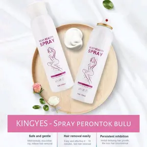 KINGYES Silky Beauty Spray Perontok pembersih Ketiak / pembersih bulu  pada  Tubuh Tangan Removal