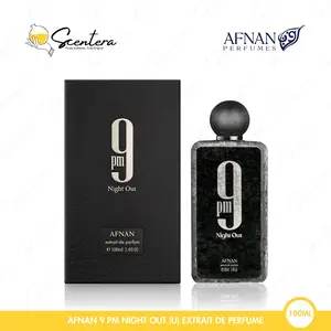 Afnan 9 PM Night Out (U) Extrait De Perfume 100 ml - Parfum Unisex