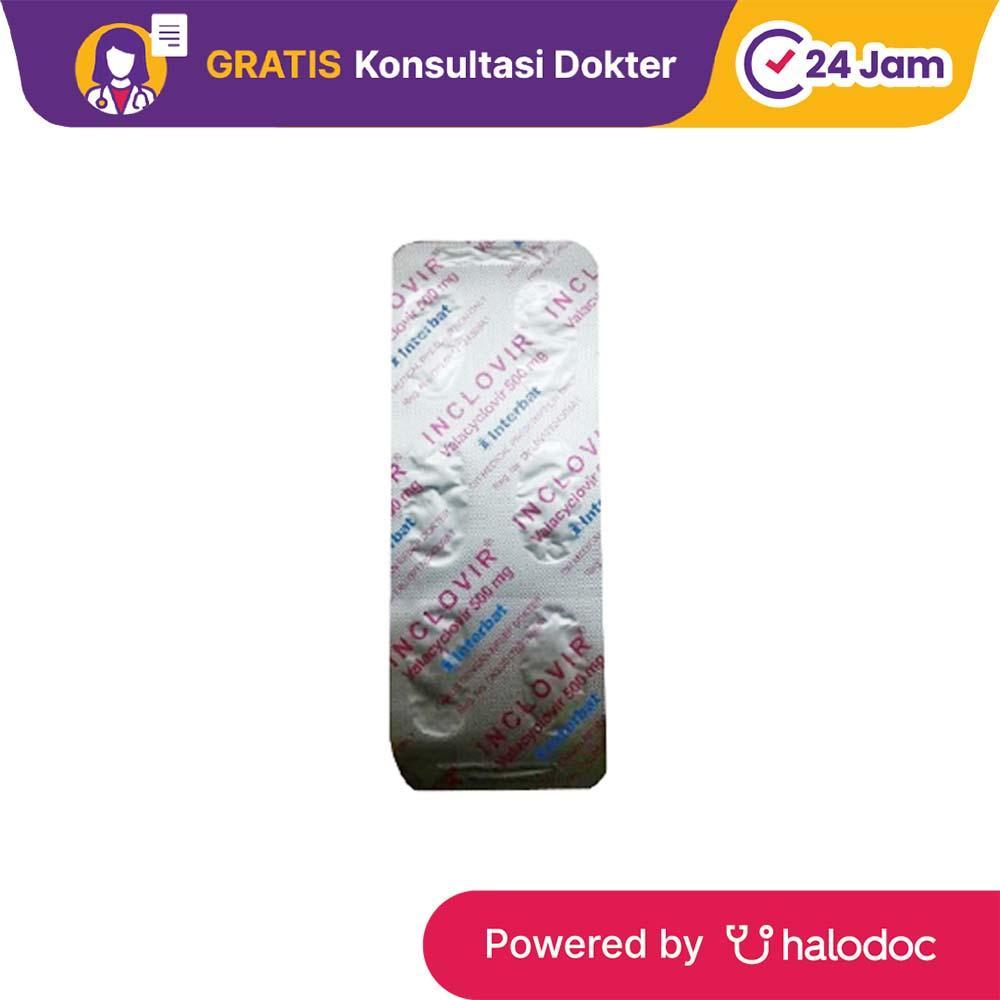 Inclovir 500 mg 6 Kaplet Strip