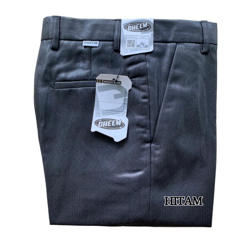 CELANA FORMAL METALIK UMUR 6-18 TAHUN Polos Slim-fitting Fashion 4