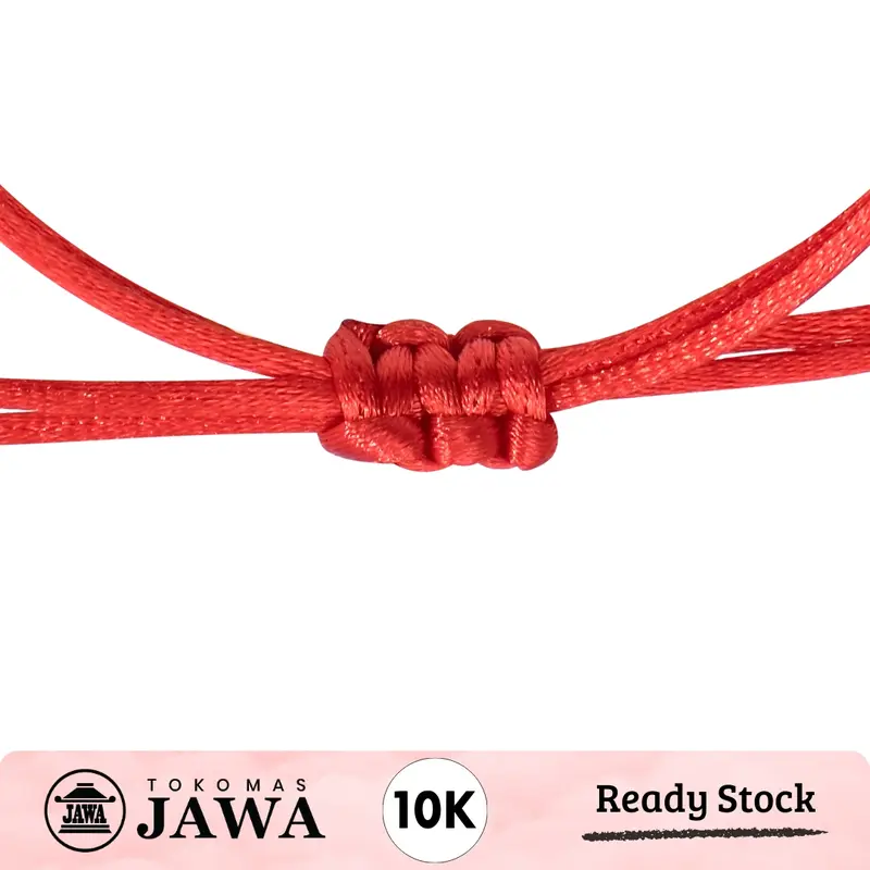 Gelang Tali Emas Giok Bunga Kadar 10 Karat - Toko Mas Jawa 3