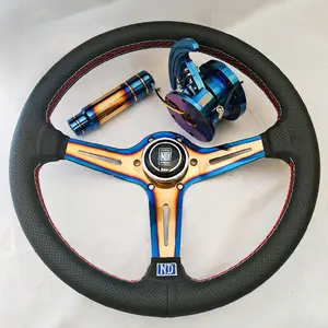 paket stir racing nardi bunglon / paket setir nardi boskit  import universal / boskit setir mobil titanium universal