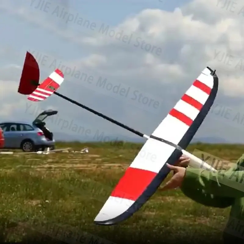 Glider F3k Hand Throwing Model Aircraft Fixed Wing Remote Controlled Electric Practice Aircraft Dlg Light Wood Model Aircraft