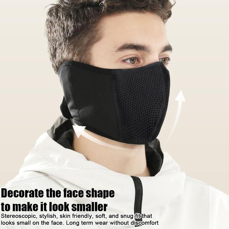 Product Introduction of Winter Cycling Mask Keep Warm Winter Ear Protection Mask Polar Fleece Mouth ​Mask Earmuffs Windproof Riding Ski Mask 27